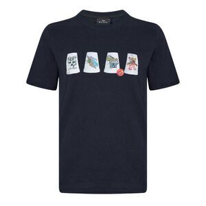 Paul Smith Mens Cup T-Shirt / Navy Blue